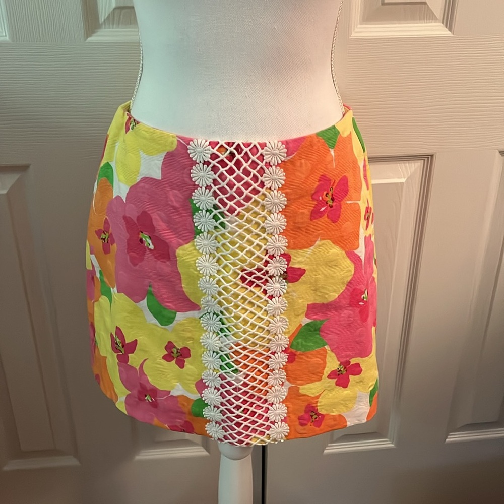 Lily Pulitzer Hallie lattice mini skirt